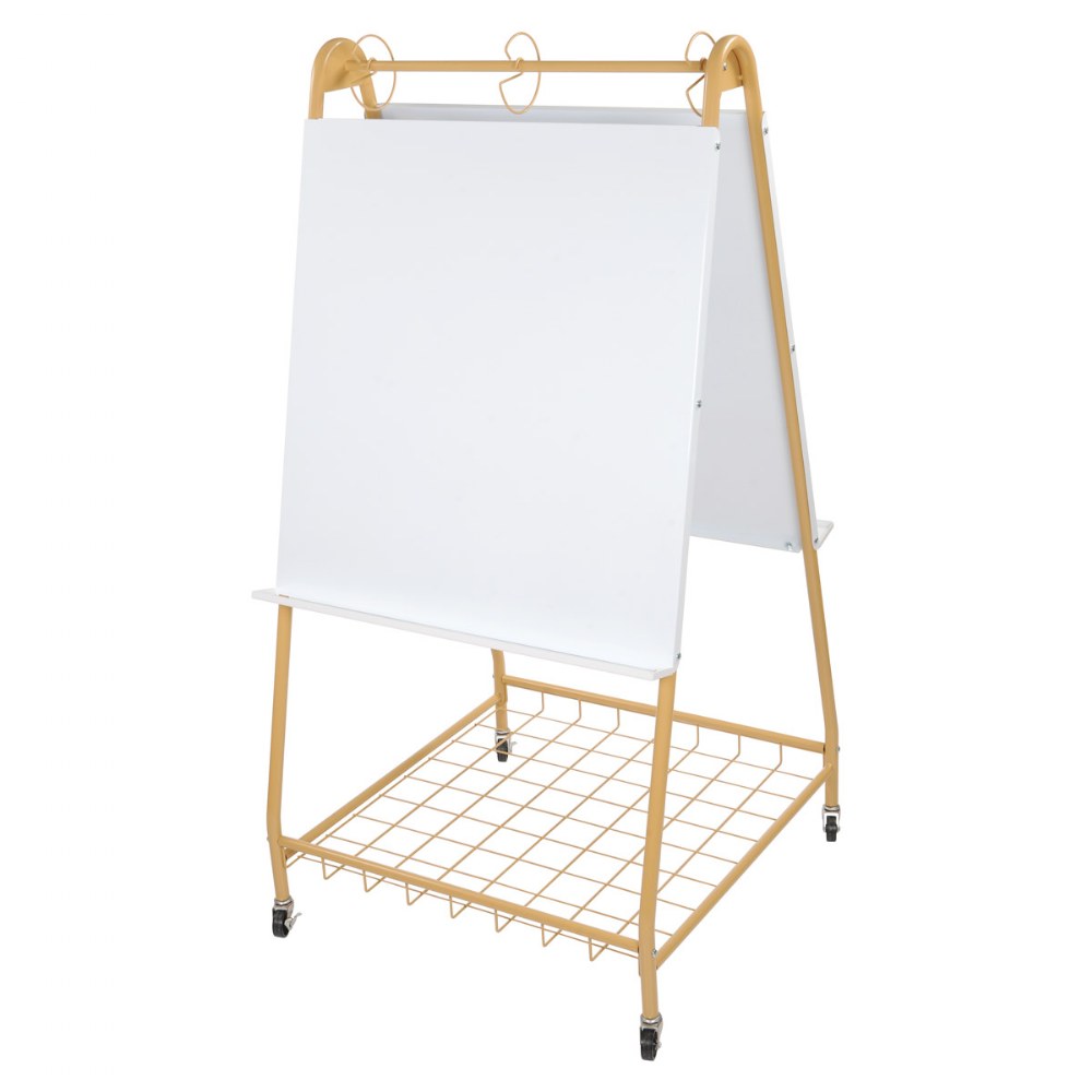Disse ubetinget Booth Mobile Flip Chart Writing Easel and Magnetic Dry-Erase Board