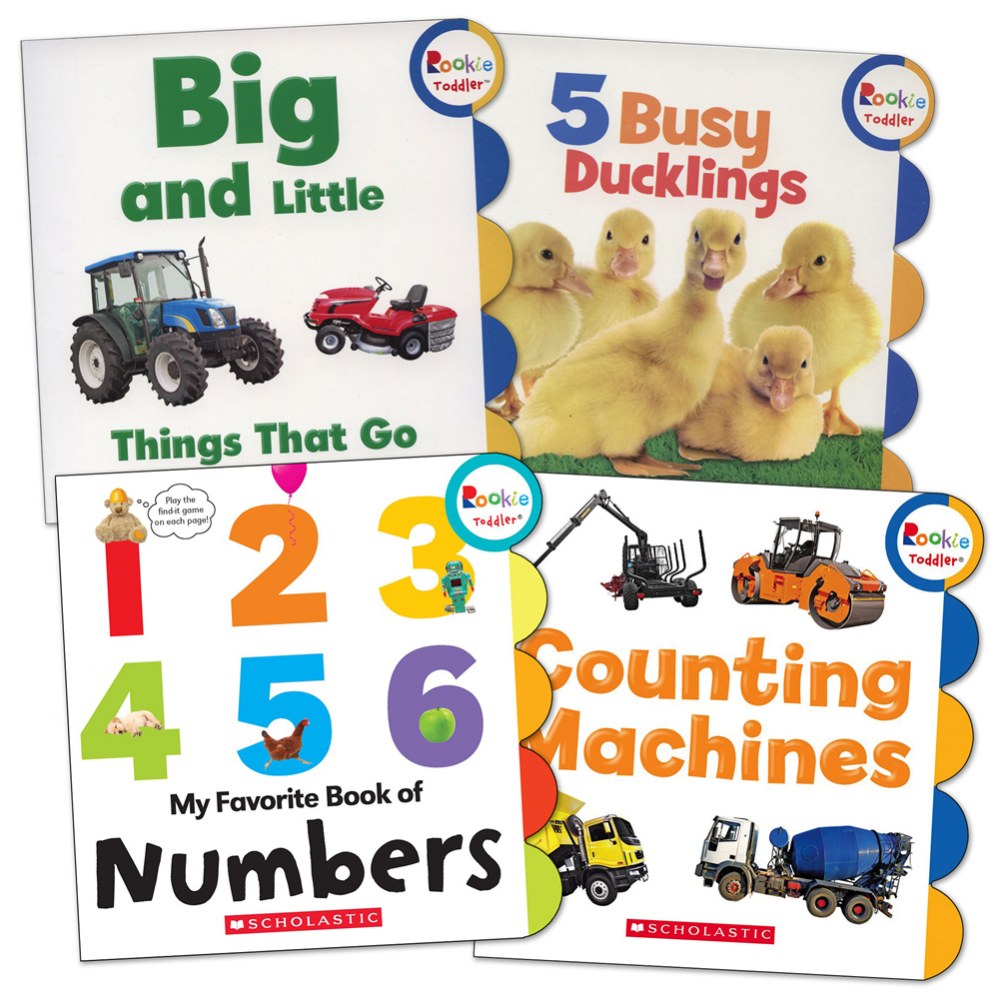 Learning to Count Books - Set of 4