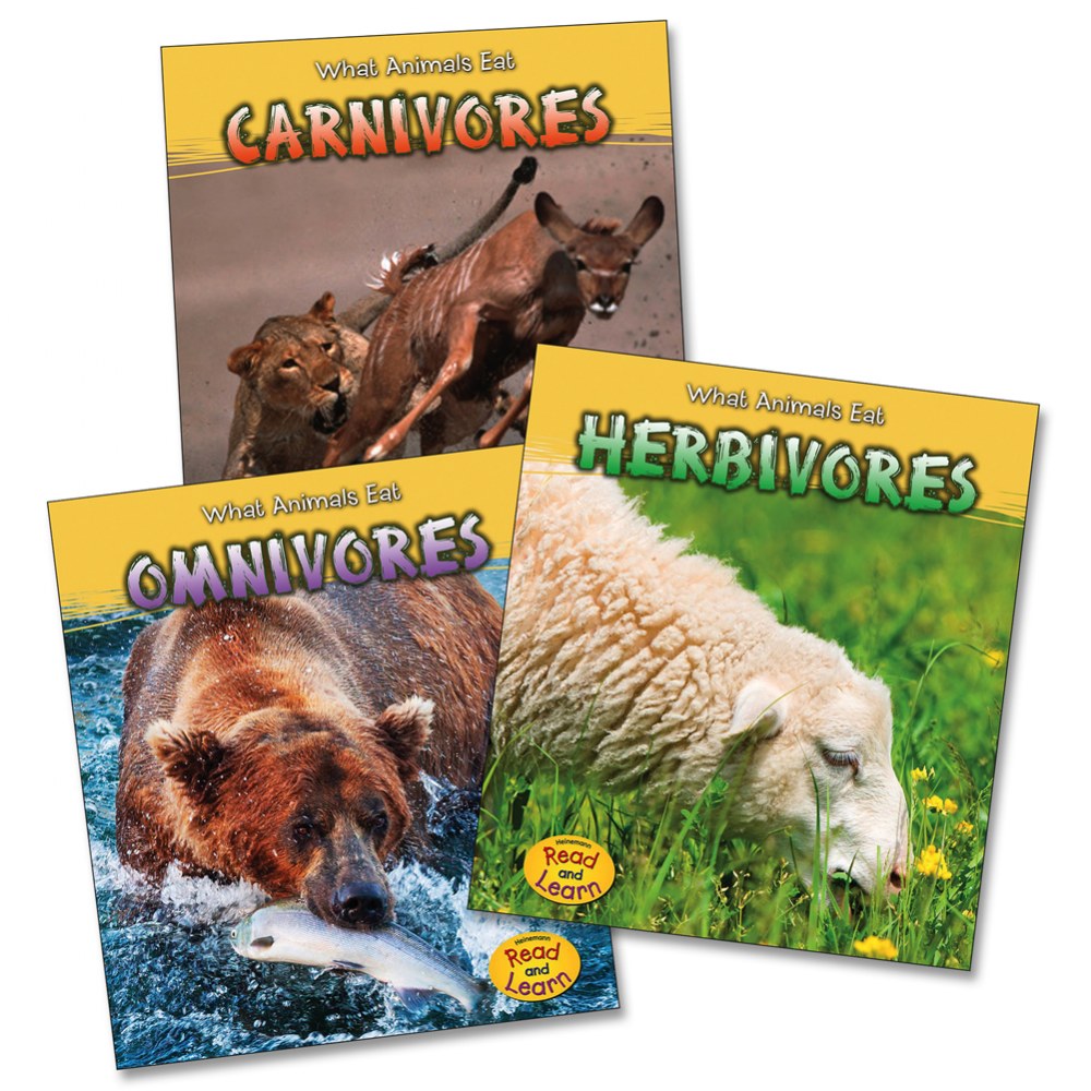 What Do Animals Eat Books Set Of 3