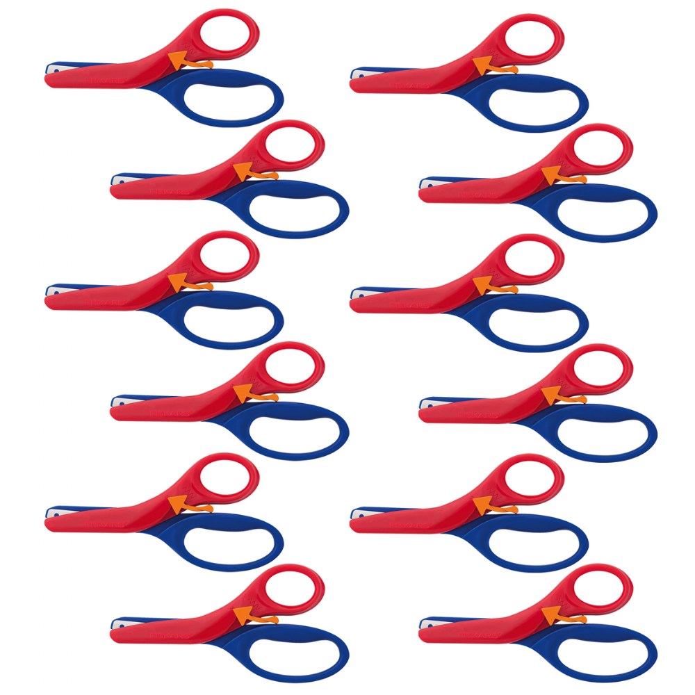 4 Pack Toddler Scissors, Safety Scissors For Kids, Plastic Children Safety  Scissors, Dual-colour Preschool Training Scissors For Cutting Tools Paper C