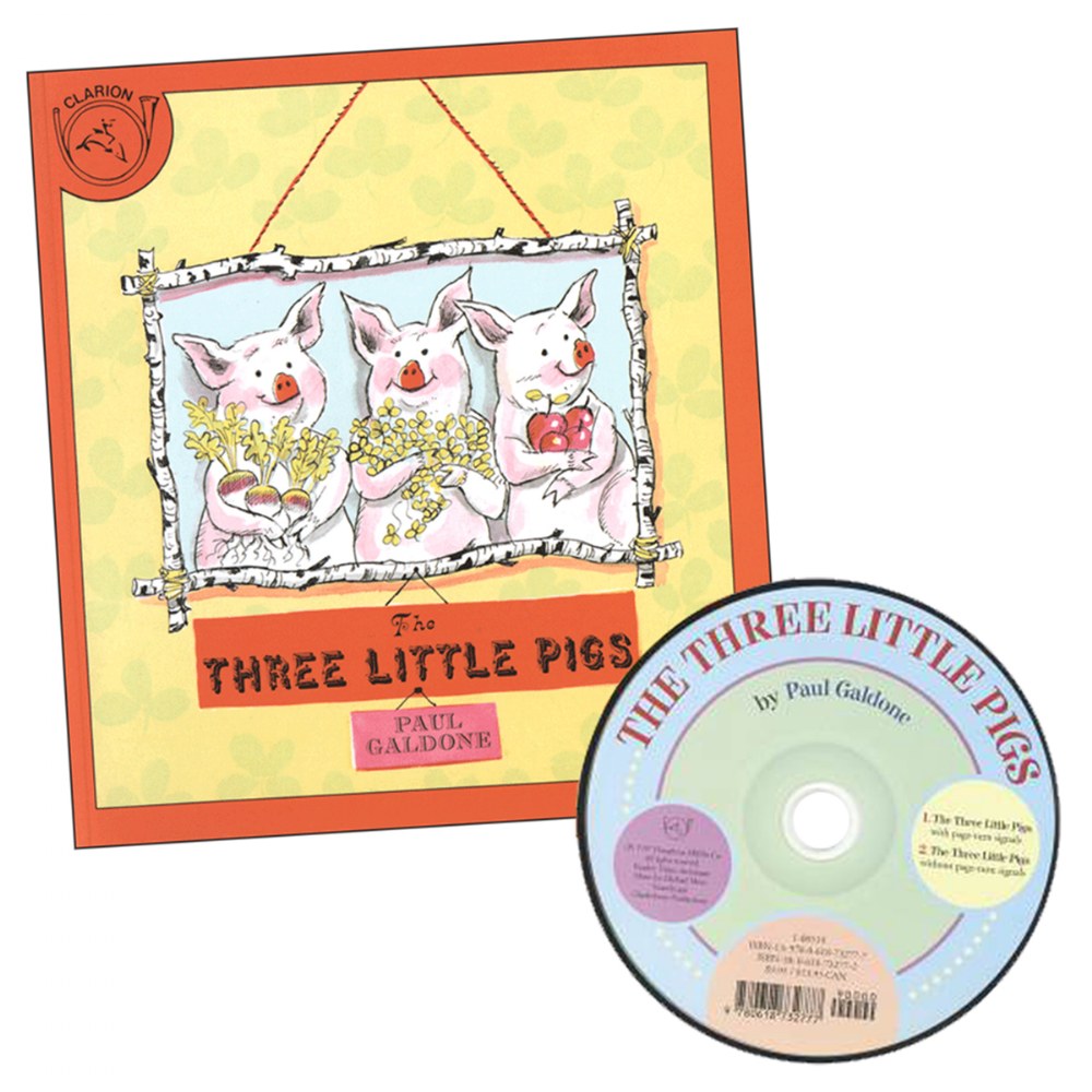 Three Little Pigs Book and CD