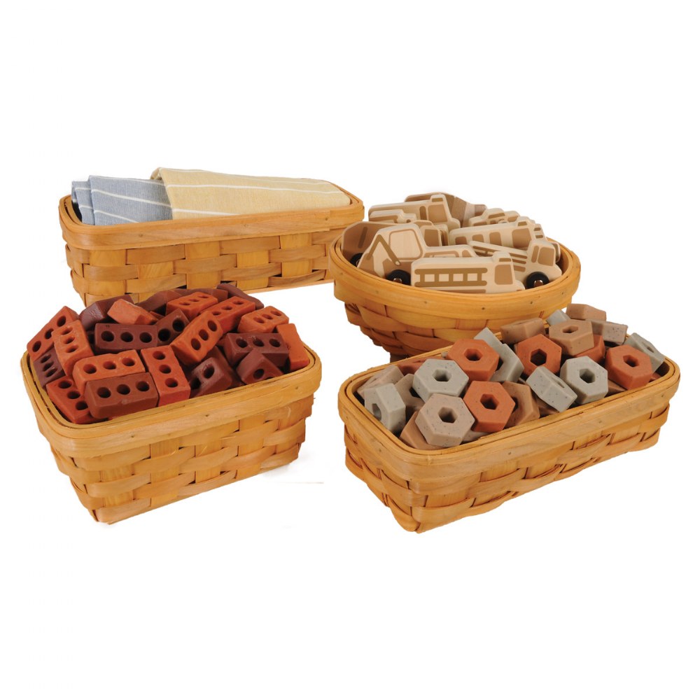 Wooden Baskets - Set of 4