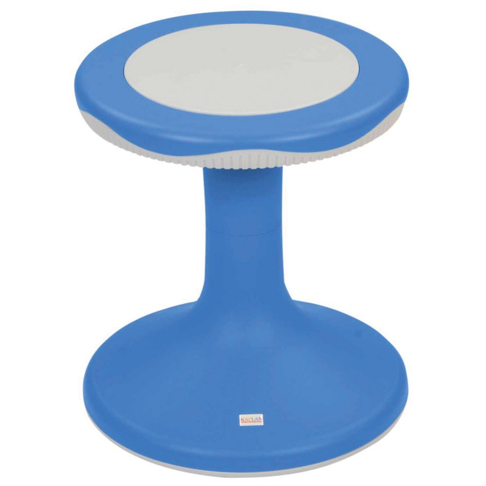 K'Motion Flexible Seating Stool 15" Primary Blue