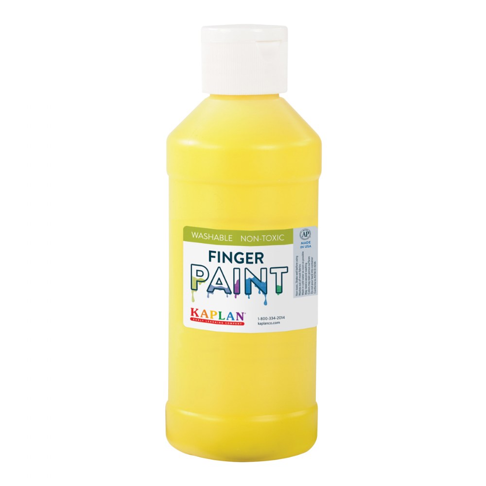 Kaplan Kolors 16 oz. Non Toxic Finger Paints in Basic Colors