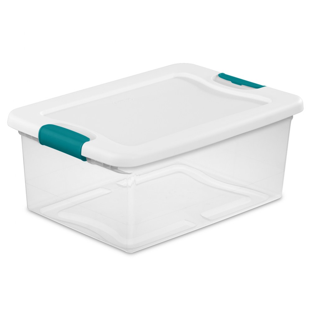 STACKABLE STORAGE BOXES  WITHOUT LIDS SINGLE ITEM PLASTIC CLEAR 