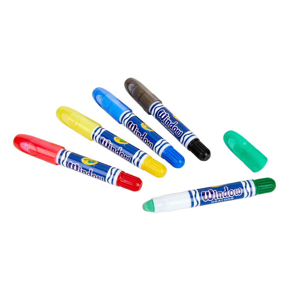 Crayola® Easy to Wash Off Window Crayons - Single Box