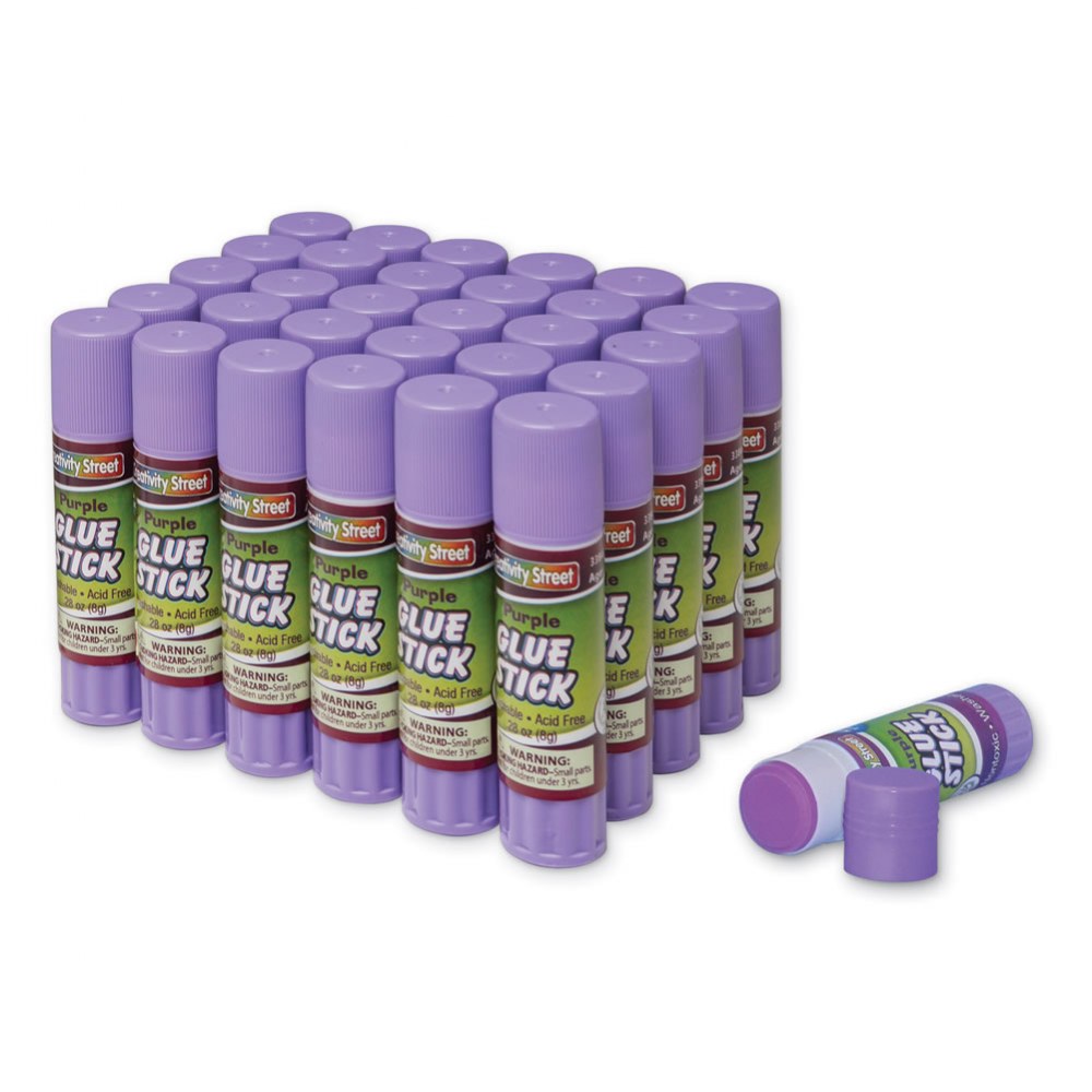 Purple Glue Sticks - Set of 30