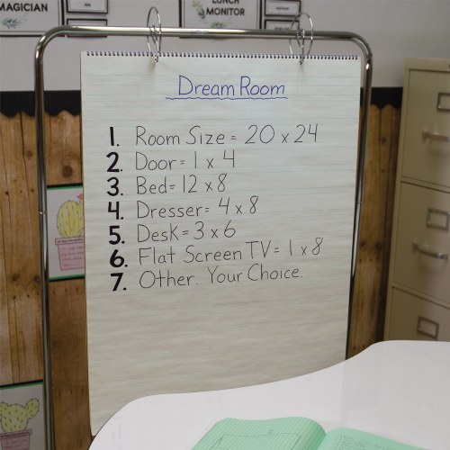 Flip Chart Tablets 24" x 32" 1.5" Rule White Paper