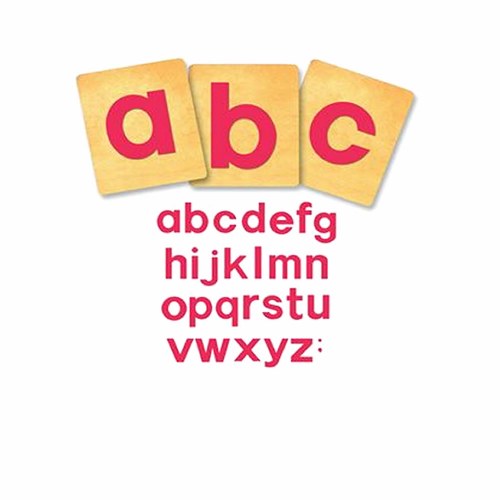 SureCut Dies 4 Block Alphabet Lowercase Letters Large Dies Set Of 26 