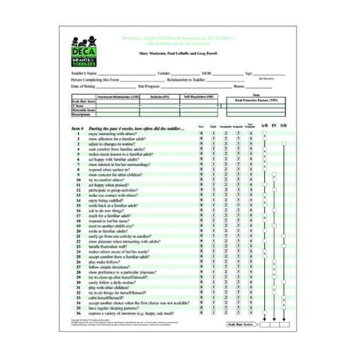 Deca Printable Score Form