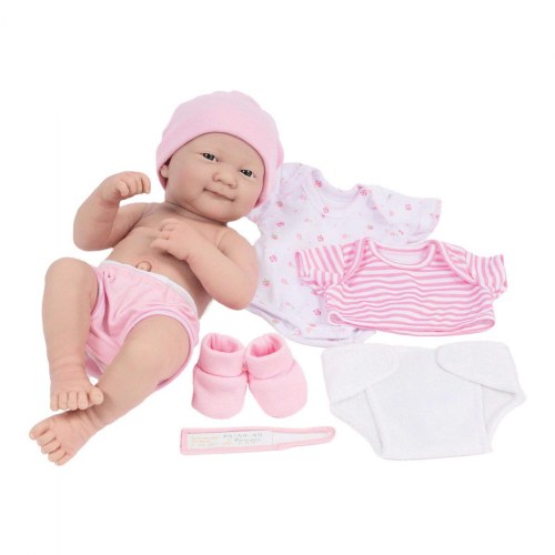 14" La Newborn® Deluxe Layette Baby Doll Set - Pink