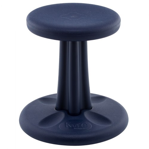 Kids Antimicrobial Kore Wobble Chair 14" - Dark Blue