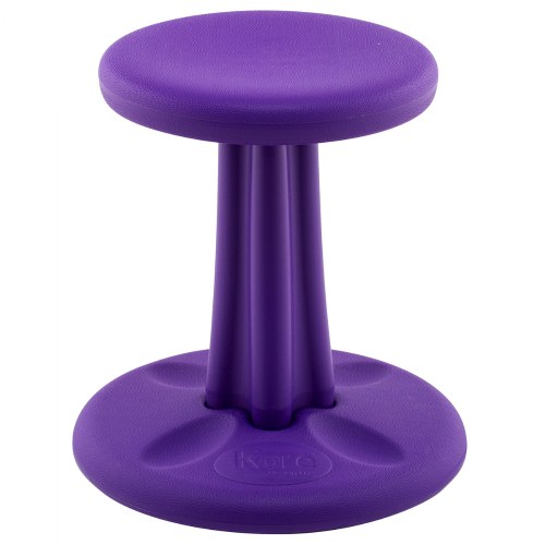Kids Antimicrobial Kore Wobble Chair 14" - Purple