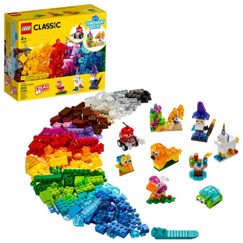 porcelæn død Når som helst LEGO® Classic Creative Transparent and Solid Bricks - 11013
