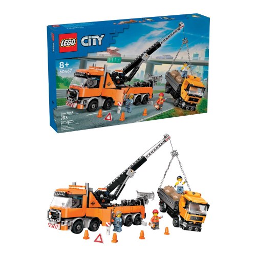LEGO® City Heavy-Duty Recovery Tow Truck with Crane - 60467