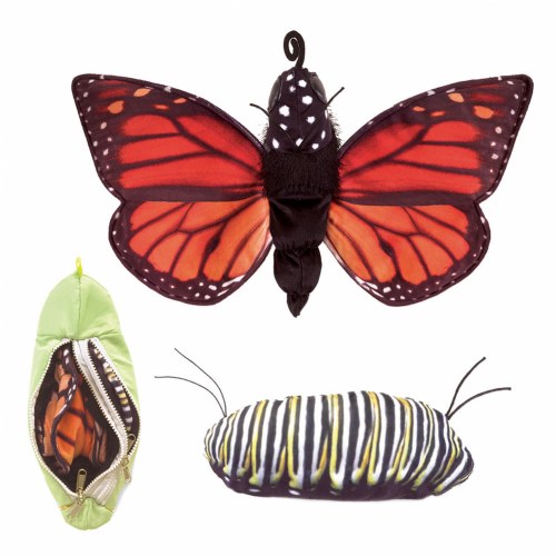 Monarch Life Cycle Hand Puppet by Folkmanis