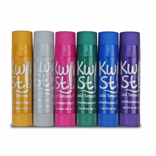 Kwik Stix Solid Tempera Paint - Metalix - 6 pack