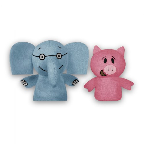 Elephant and Piggie Soft Finger Puppets