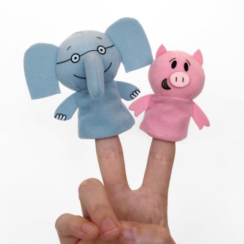 elephant and piggie plush