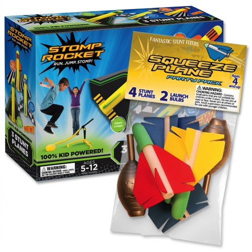 Stomp Rocket® Stunt Planes & Bonus Party Pack