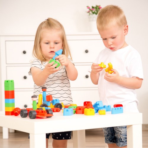 PolyM® Creative City Building Blocks Kit - 50 Pieces