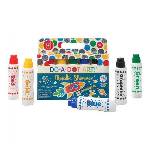 Do-A-Dot Art Metallic Shimmer Paint Dot Markers - Set of 5