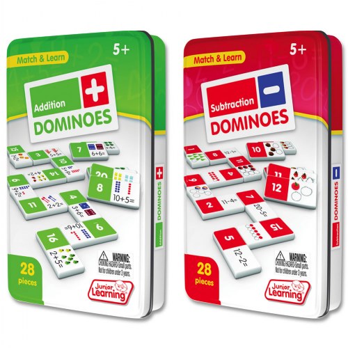 Addition & Subtraction Dominoes Game Set