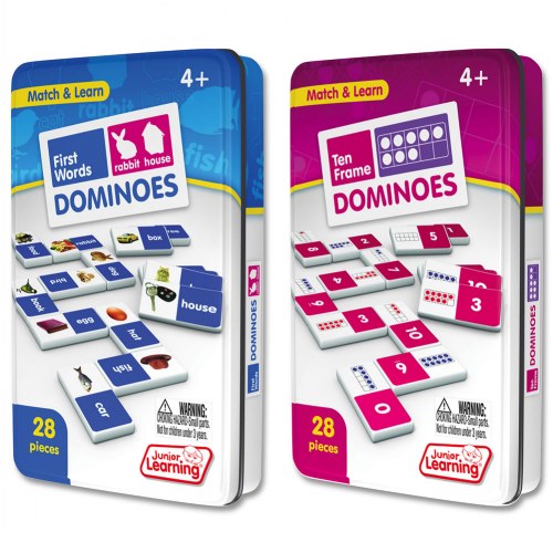 Ten Frame & First Words Dominoes Game Set