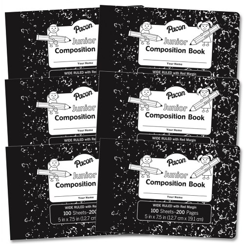 Jr. Composition Books - Set of 6