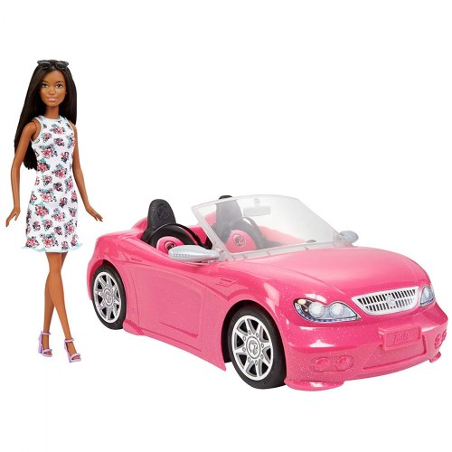 Barbie® Doll & Convertible Car - Brunette