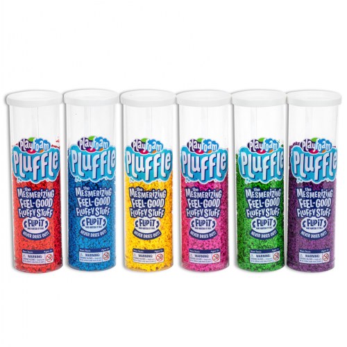 Playfoam Pluffle Bright Colors - 6 Pack