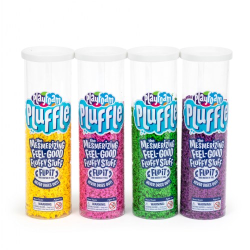 Playfoam Pluffle Bright Colors - 4 Pack