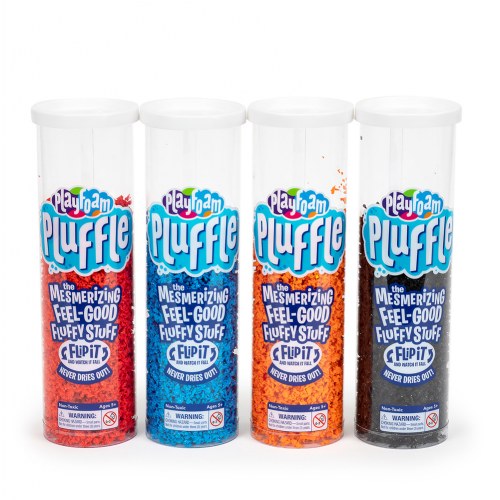 Playfoam Pluffle Basic Colors - 4 Pack
