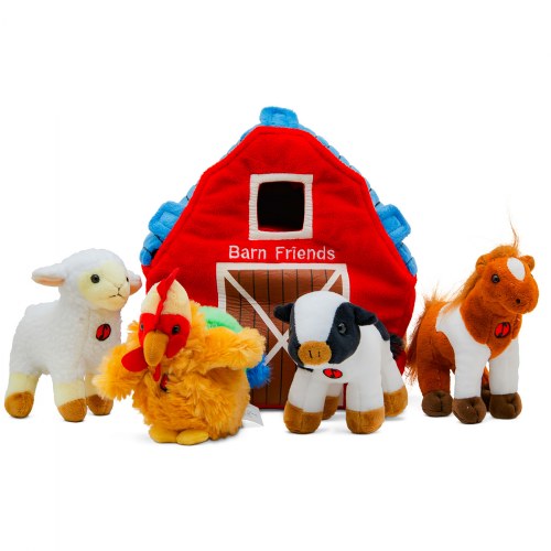 Plush Barn Friends Talking Animal Set