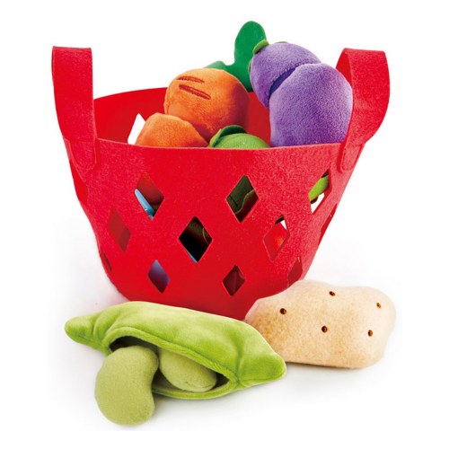 Toddler Felt Vegetable Basket