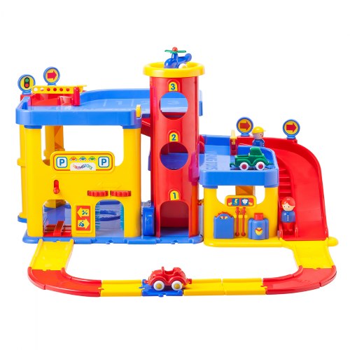 Toddler's 2-Story Garage & Road Set - Engage and Stimulate Imaginations