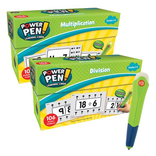 Power Pen Math Quiz - Multiplication, Division & Talking Power Pen
