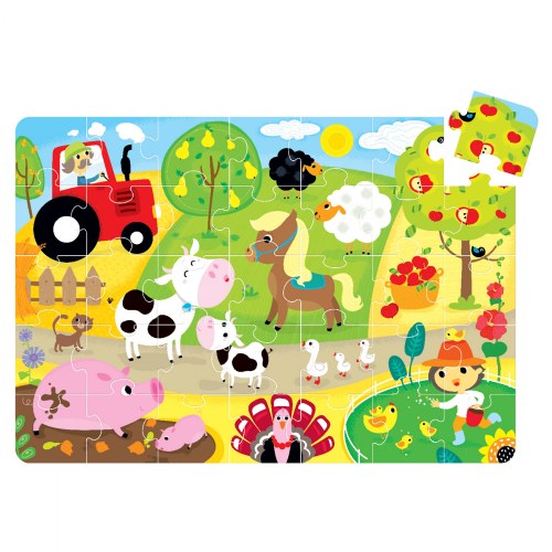 Suuuper Size Jigsaw Floor Puzzle On the Farm - 35 Pieces
