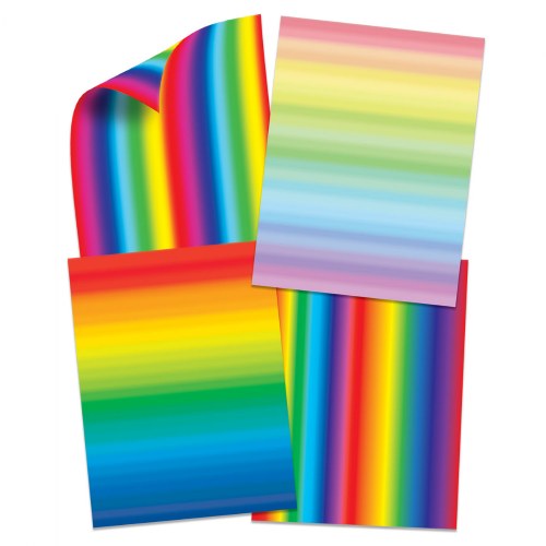 Double Color Rainbow Paper - 96 Double-Sided Sheets