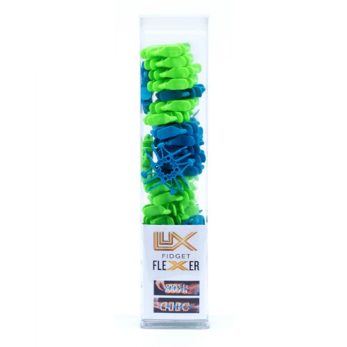 Lux Blox Fidget Flexers 30 Pieces - Teal/Green