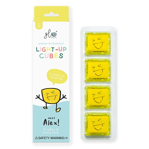 Glo Pals Light Up Water Cubes - Yellow