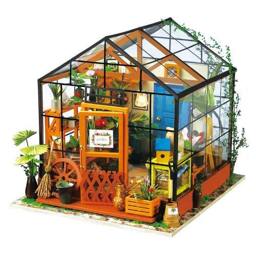 DIY 3D Wooden Puzzles - Miniature House: Cathy's Flower House