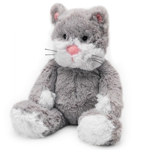 Warmies® Microwavable Plush 13" Gray Cat