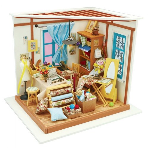 DIY 3D Wooden Puzzles - Miniature House: Lisa's Tailor Shop