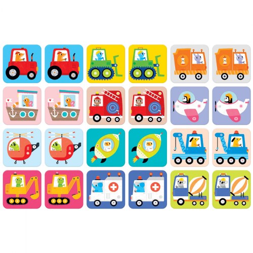 Suuuper Size Memory Game - Vehicles