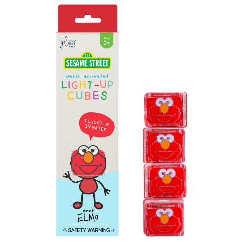 Glo Pals Sesame Street Light Up Elmo Water Cubes - Red