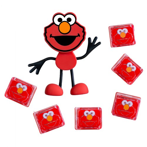 Glo Pals Sesame Street Elmo & 6 Light Up Water Cubes