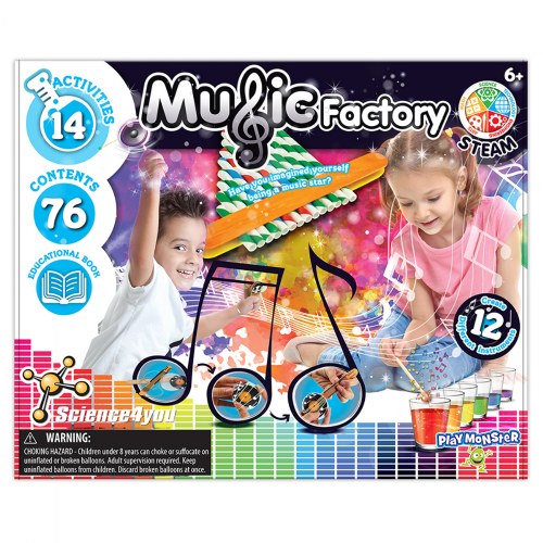 Music Factory Science Kit - 14 Activities to Construct & Play