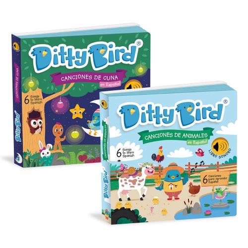 Ditty Bird Song Books in Spanish - Set of 2