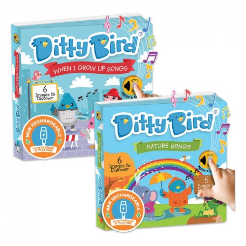 Ditty Bird Nature and Career Song Books - Set of 2